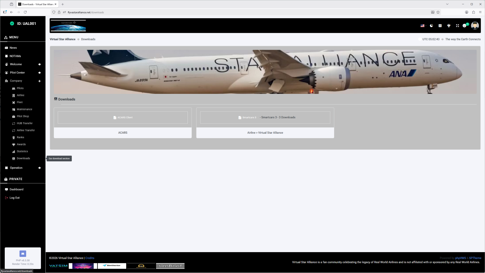 Virtual Star Alliance Logo